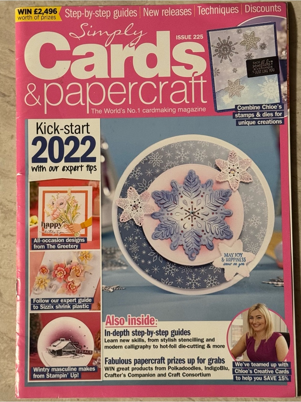 Simply Cards & Papercrafts 2022 Magazine Issue 225